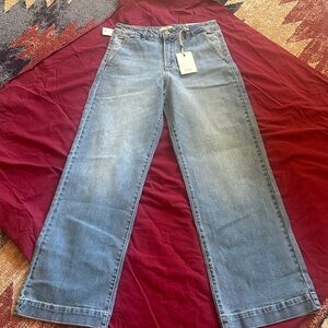 KanCan Medium Blue Wide Leg Jeans